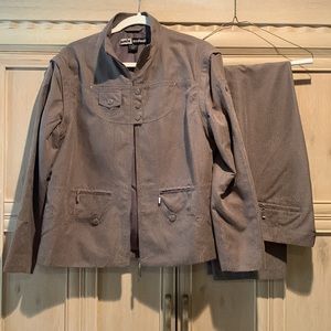 Jamie Sadock Brown Faux Suede Jacket Size M